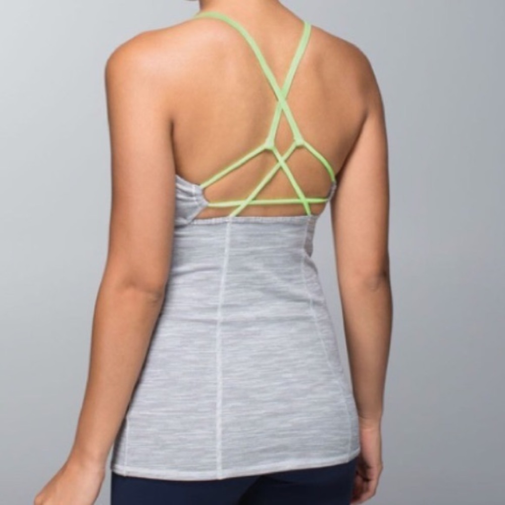 Lululemon Strappy back built in bra yoga tank